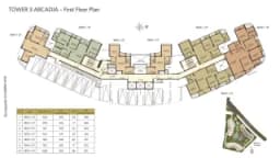 TOWER 3 ARCADIA - First Floor Plan - Retail Space
